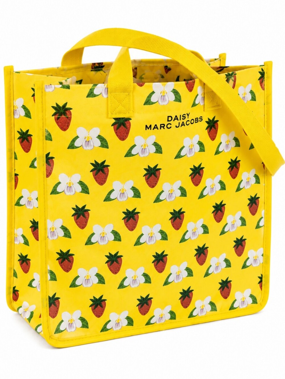 Marc Jacobs Daisy Strawberry Tote Bundle Necklace Earrings Cloud Charm - Picture 6 of 8